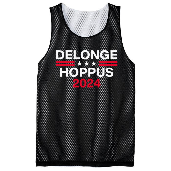 Funny Delongehoppus 2024 For President Mesh Reversible Basketball Jersey Tank