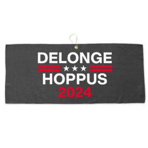 Funny Delongehoppus 2024 For President Large Microfiber Waffle Golf Towel