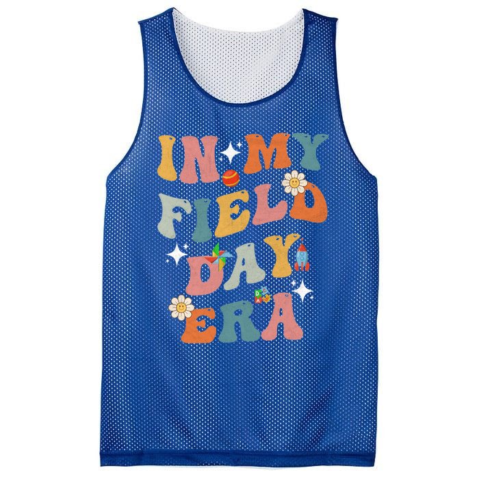 Field Day 2024 In My Field Day Era Teacher Field Day Gift Mesh Reversible Basketball Jersey Tank