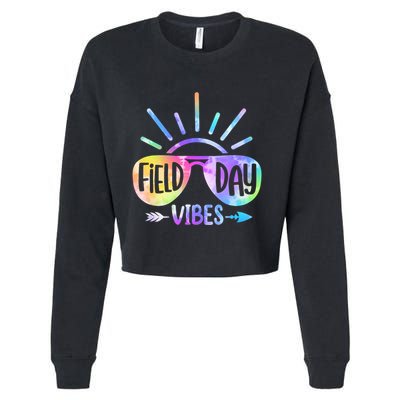 Field Day 2024 Field Day Vibes For Teacher Cropped Pullover Crew