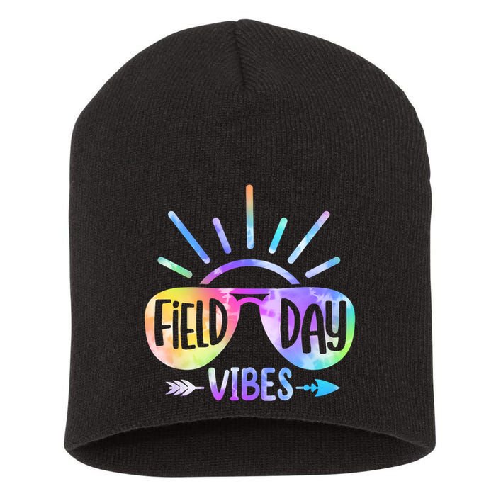 Field Day 2024 Field Day Vibes For Teacher Short Acrylic Beanie