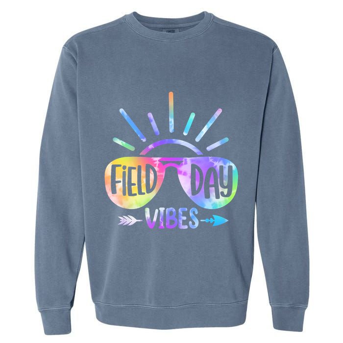 Field Day 2024 Field Day Vibes For Teacher Garment-Dyed Sweatshirt