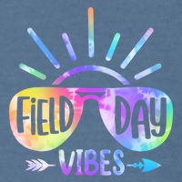 Field Day 2024 Field Day Vibes For Teacher Garment-Dyed Sweatshirt