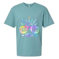 Field Day 2024 Field Day Vibes For Teacher Sueded Cloud Jersey T-Shirt
