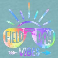 Field Day 2024 Field Day Vibes For Teacher Sueded Cloud Jersey T-Shirt