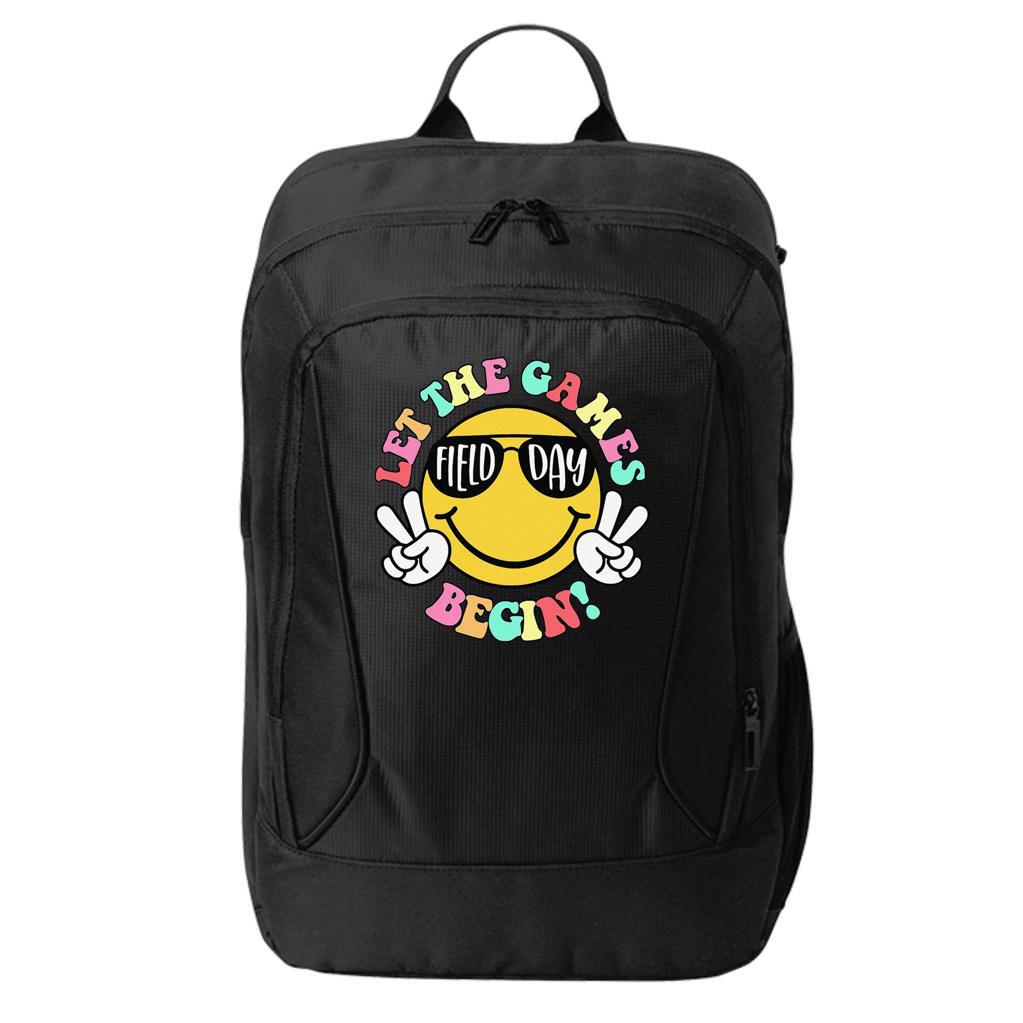 Field Day 2025 Let The Games Begin Teachers Field Day City Backpack