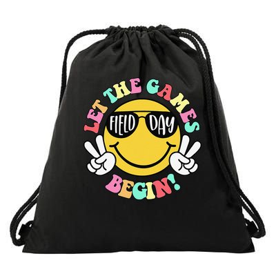 Field Day 2025 Let The Games Begin Teachers Field Day Drawstring Bag