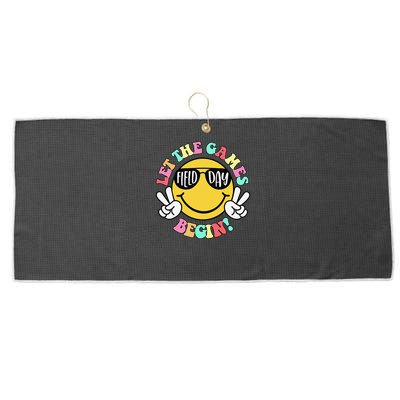 Field Day 2025 Let The Games Begin Teachers Field Day Large Microfiber Waffle Golf Towel