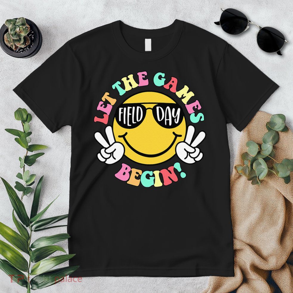 Field Day 2025 Let The Games Begin Teachers Field Day Premium T-Shirt