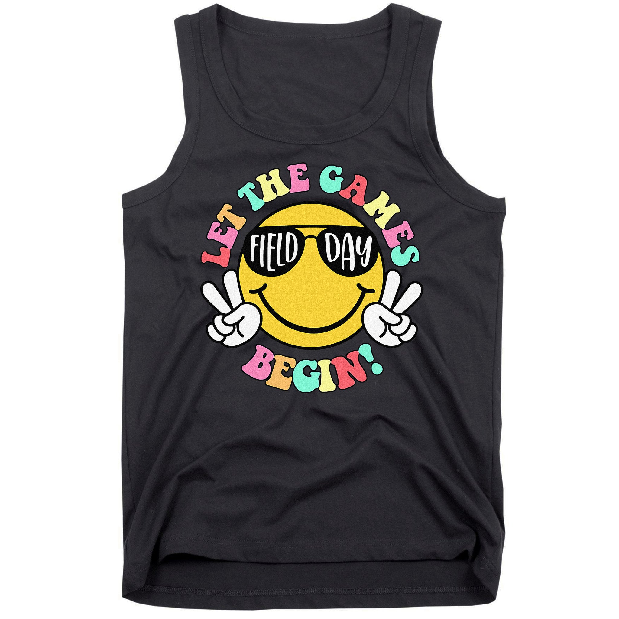 Field Day 2025 Let The Games Begin Teachers Field Day Tank Top