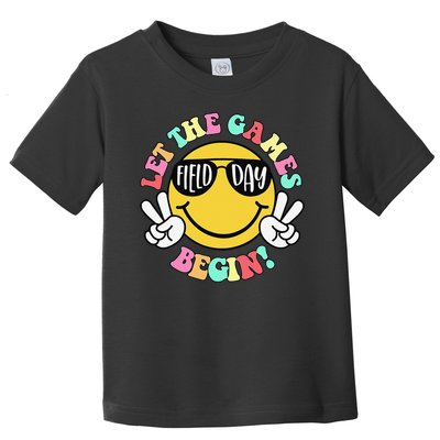 Field Day 2025 Let The Games Begin Teachers Field Day Toddler T-Shirt