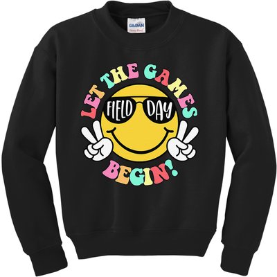 Field Day 2025 Let The Games Begin Teachers Field Day Kids Sweatshirt