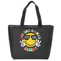 Field Day 2025 Let The Games Begin Teachers Field Day Zip Tote Bag