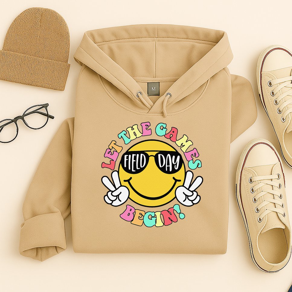 Field Day 2025 Let The Games Begin Teachers Field Day Hoodie