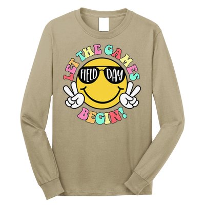 Field Day 2025 Let The Games Begin Teachers Field Day Long Sleeve Shirt