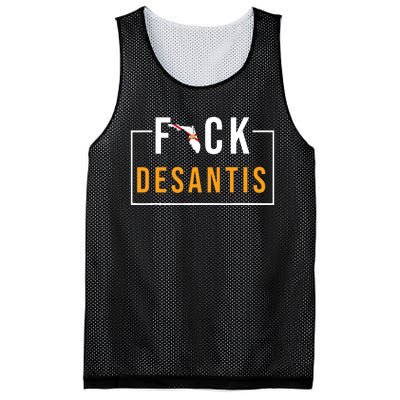 F Desantis 2024 Florida Flag Anti Ron Desantis 2024 Sucks Mesh Reversible Basketball Jersey Tank