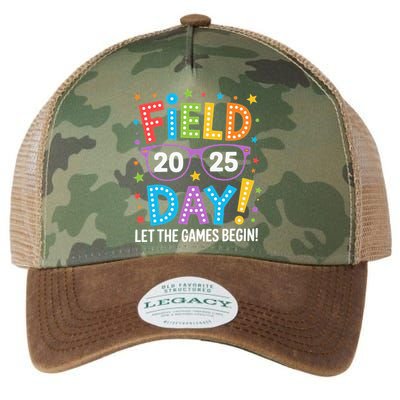 Field Day 2025 Let The Games Begin Teacher Legacy Tie Dye Trucker Hat