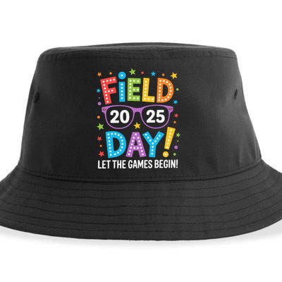 Field Day 2025 Let The Games Begin Teacher Sustainable Bucket Hat