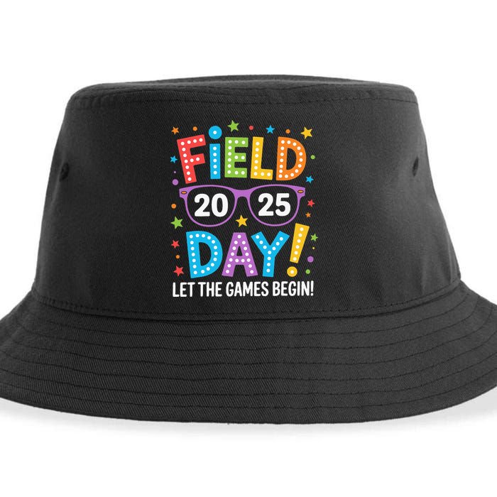 Field Day 2025 Let The Games Begin Teacher Sustainable Bucket Hat