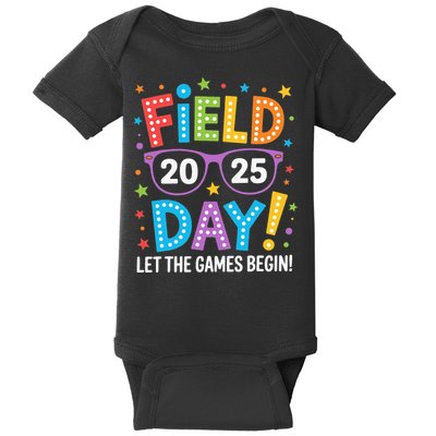 Field Day 2025 Let The Games Begin Teacher Baby Bodysuit