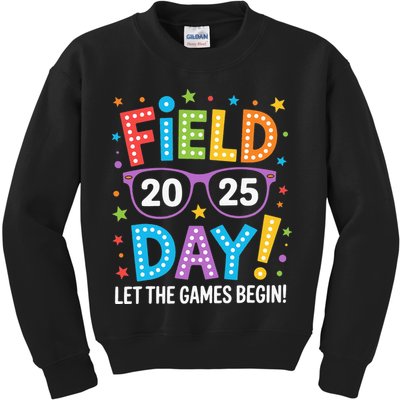 Field Day 2025 Let The Games Begin Teacher Kids Sweatshirt