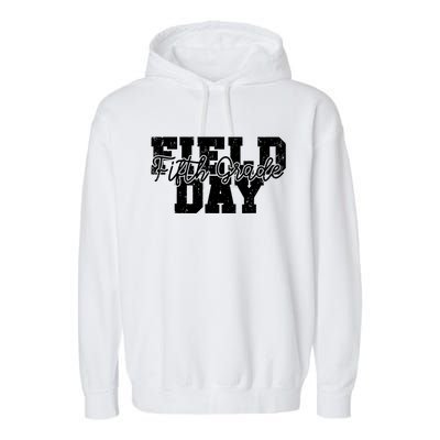 Field Day 2024 Fifth Grade School Teacher Garment-Dyed Fleece Hoodie