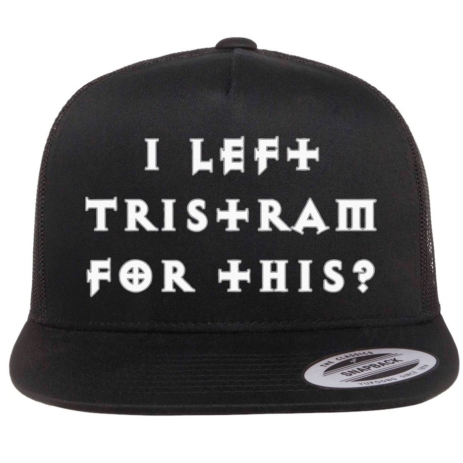 Funny Diablo 2 Flat Bill Trucker Hat