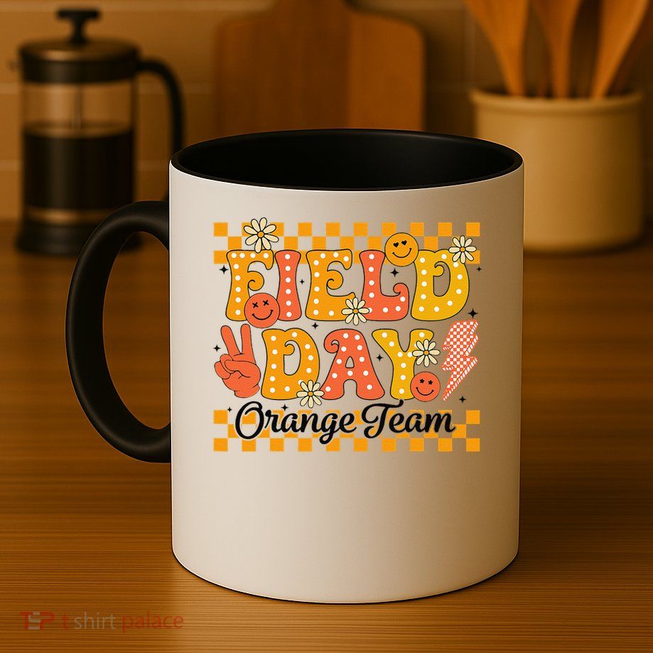 Field Day 2025 Orange Team Color Field Trip Team Mug