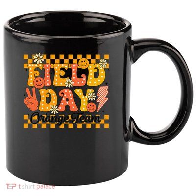 Field Day 2025 Orange Team Color Field Trip Team 11oz C Handle Ceramic Mug