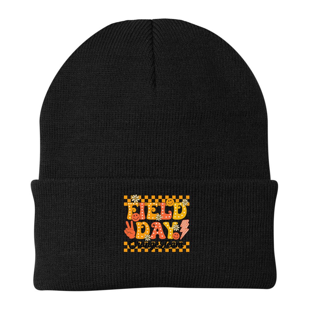 Field Day 2025 Orange Team Color Field Trip Team Beanie