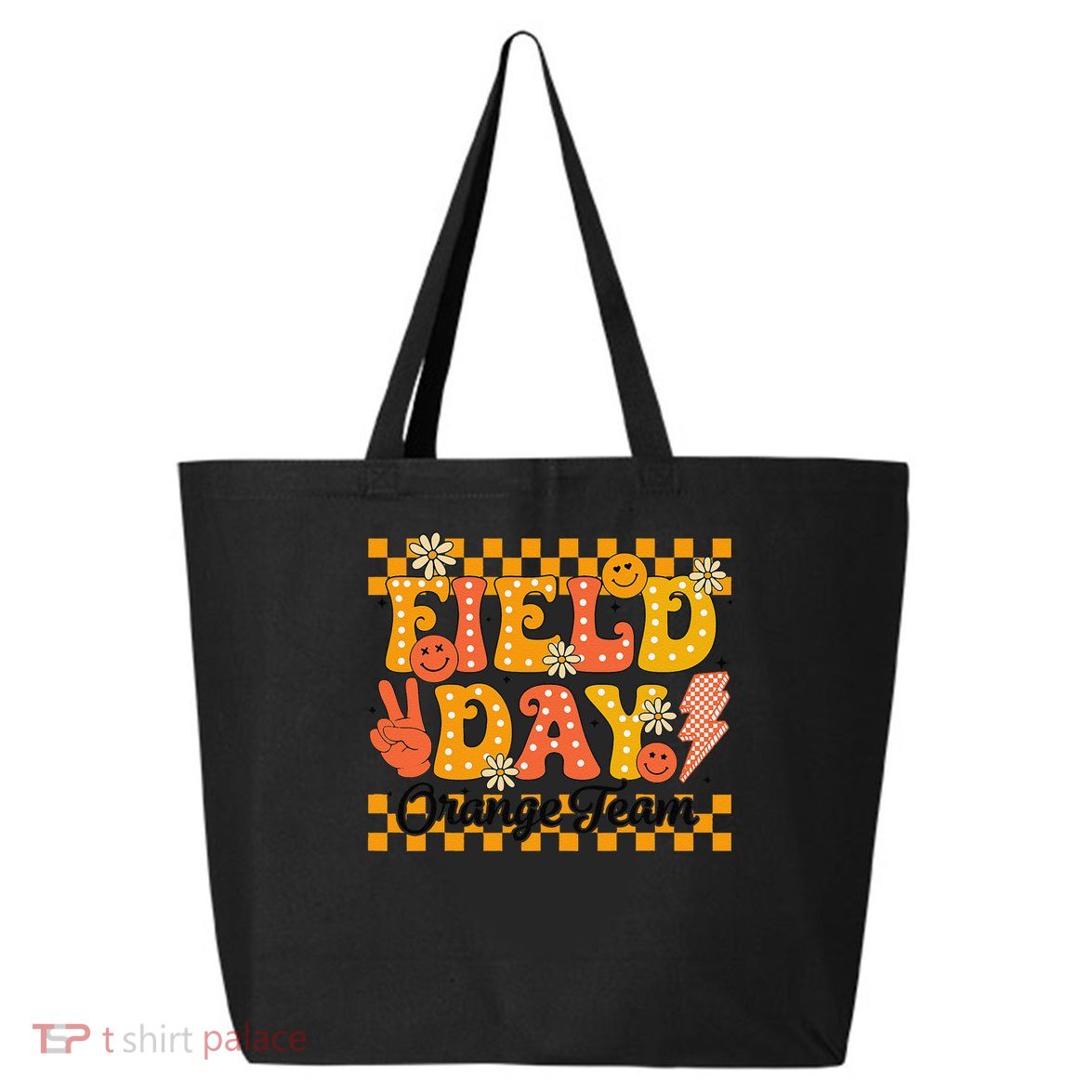 Field Day 2025 Orange Team Color Field Trip Team 25L Jumbo Tote