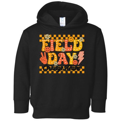 Field Day 2025 Orange Team Color Field Trip Team Toddler Hoodie