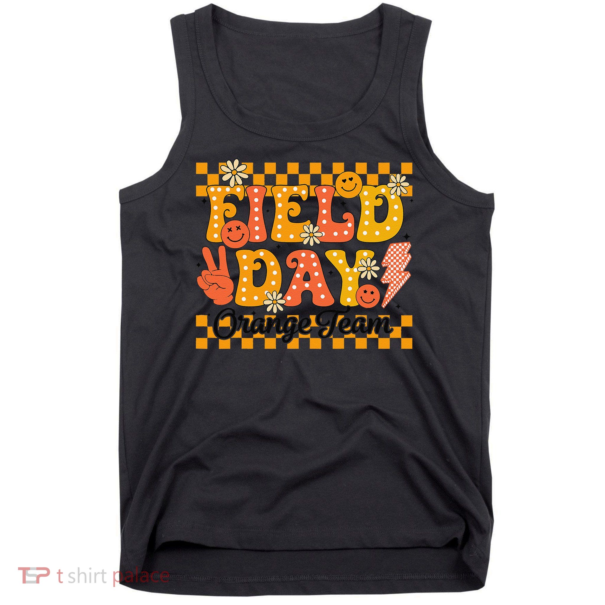 Field Day 2025 Orange Team Color Field Trip Team Tank Top