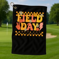 Field Day 2025 Orange Team Color Field Trip Team Golf Towel