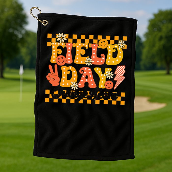 Field Day 2025 Orange Team Color Field Trip Team Golf Towel