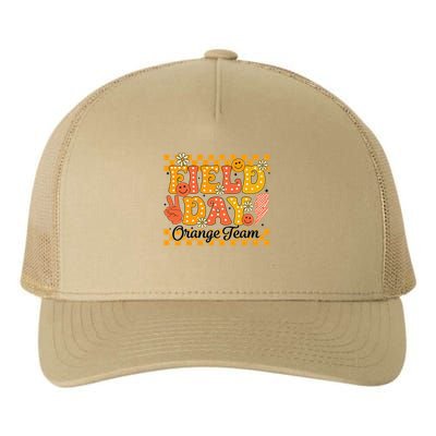 Field Day 2025 Orange Team Color Field Trip Team Yupoong Adult 5-Panel Trucker Hat