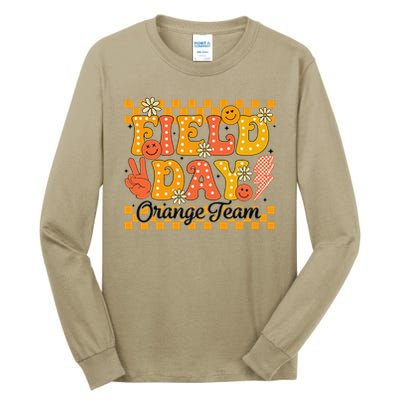 Field Day 2025 Orange Team Color Field Trip Team Tall Long Sleeve T-Shirt