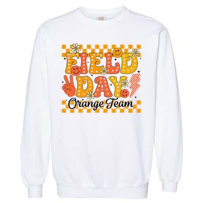 Field Day 2025 Orange Team Color Field Trip Team Garment-Dyed Sweatshirt