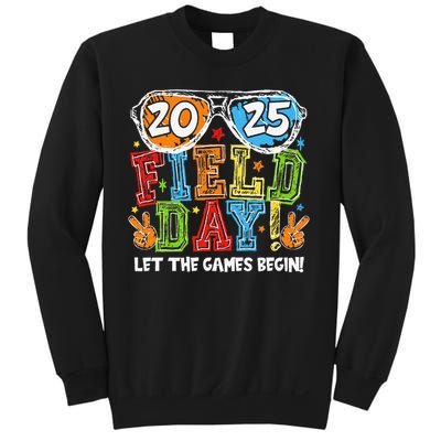 Field Day 2025 Let The Games Begin Teachers Field Day Sweatshirt