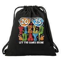 Field Day 2025 Let The Games Begin Teachers Field Day Drawstring Bag