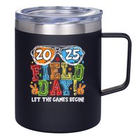 Field Day 2025 Let The Games Begin Teachers Field Day 12oz Stainless Steel Coffee Mug