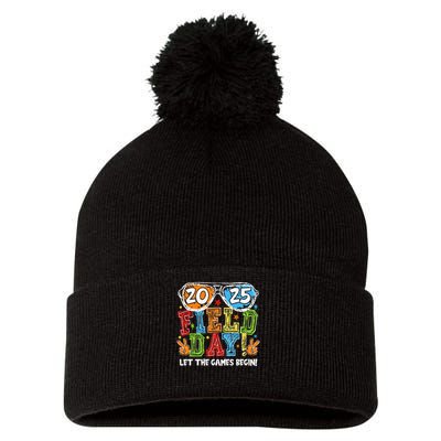 Field Day 2025 Let The Games Begin Teachers Field Day Pom Pom 12in Knit Beanie