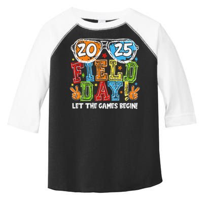 Field Day 2025 Let The Games Begin Teachers Field Day Toddler Fine Jersey T-Shirt