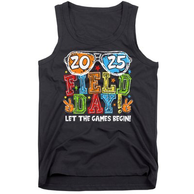 Field Day 2025 Let The Games Begin Teachers Field Day Tank Top
