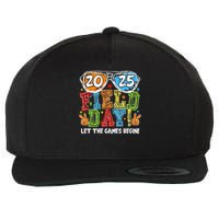Field Day 2025 Let The Games Begin Teachers Field Day Wool Snapback Cap