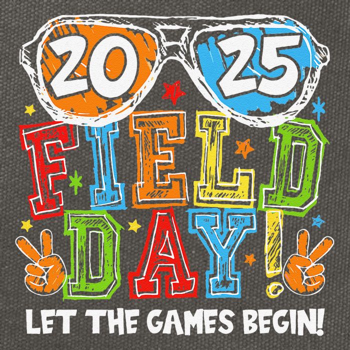 Field Day 2025 Let The Games Begin Teachers Field Day Cotton Canvas Backpack