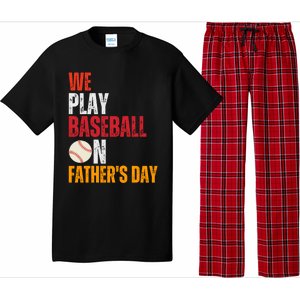 FatherS Day 2024 First Daddy Day Baseball Dad Gift Pajama Set