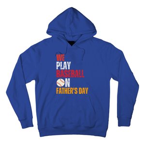 FatherS Day 2024 First Daddy Day Baseball Dad Gift Hoodie