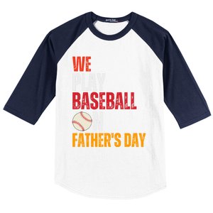 FatherS Day 2024 First Daddy Day Baseball Dad Gift Baseball Sleeve Shirt