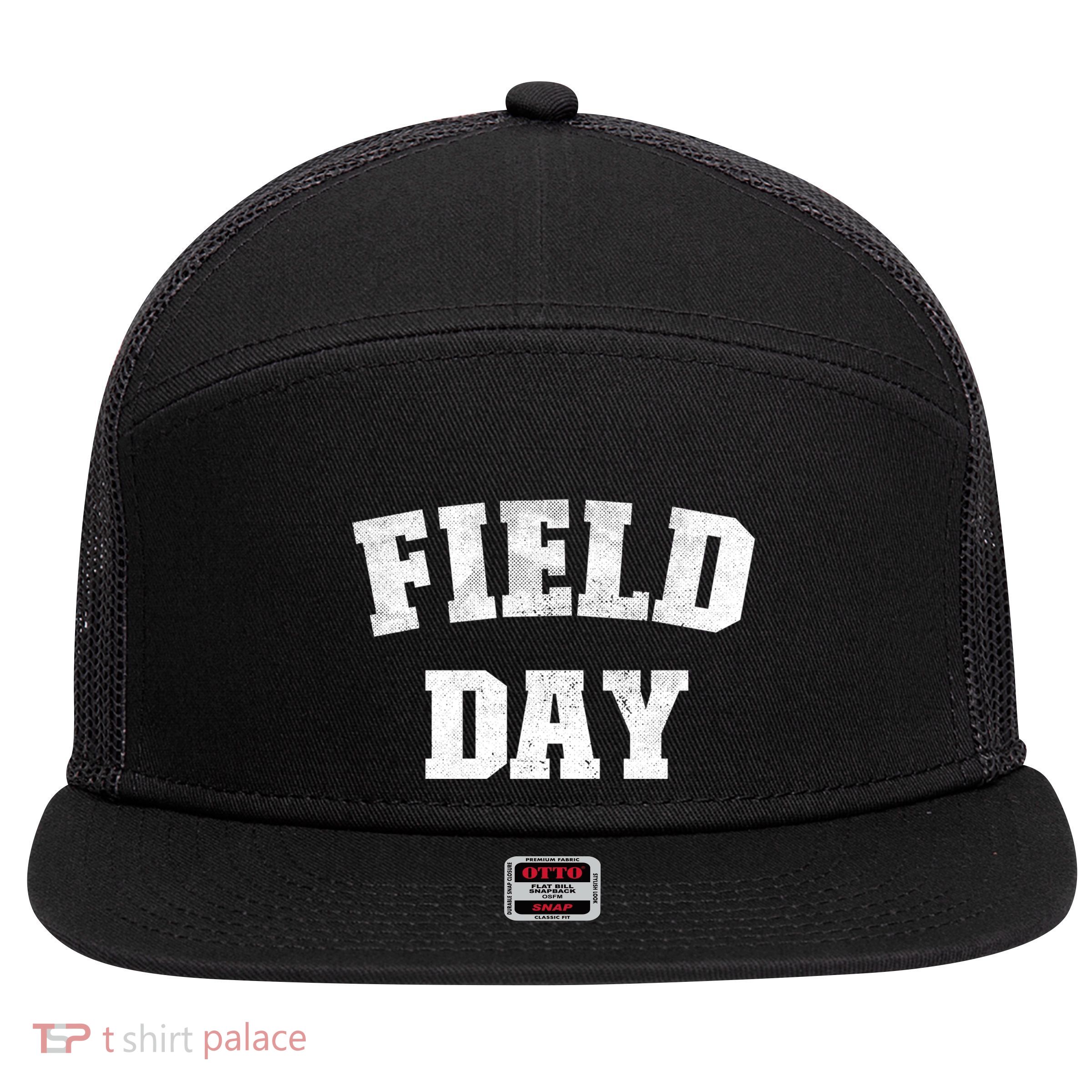Field Day 2025 Matching Family Team Let Game Begin Gift 7 Panel Mesh Trucker Snapback Hat